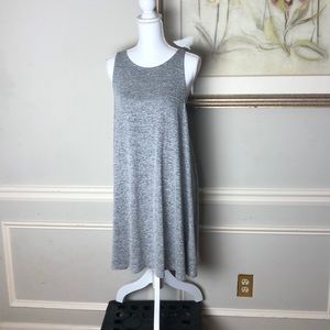 Gray midi dress